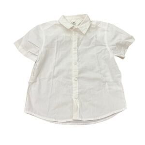 H&M‎ Kids White Button Up Shirt 3-4Y Boys Formal Dress Top 4T EUC 100% Cotton